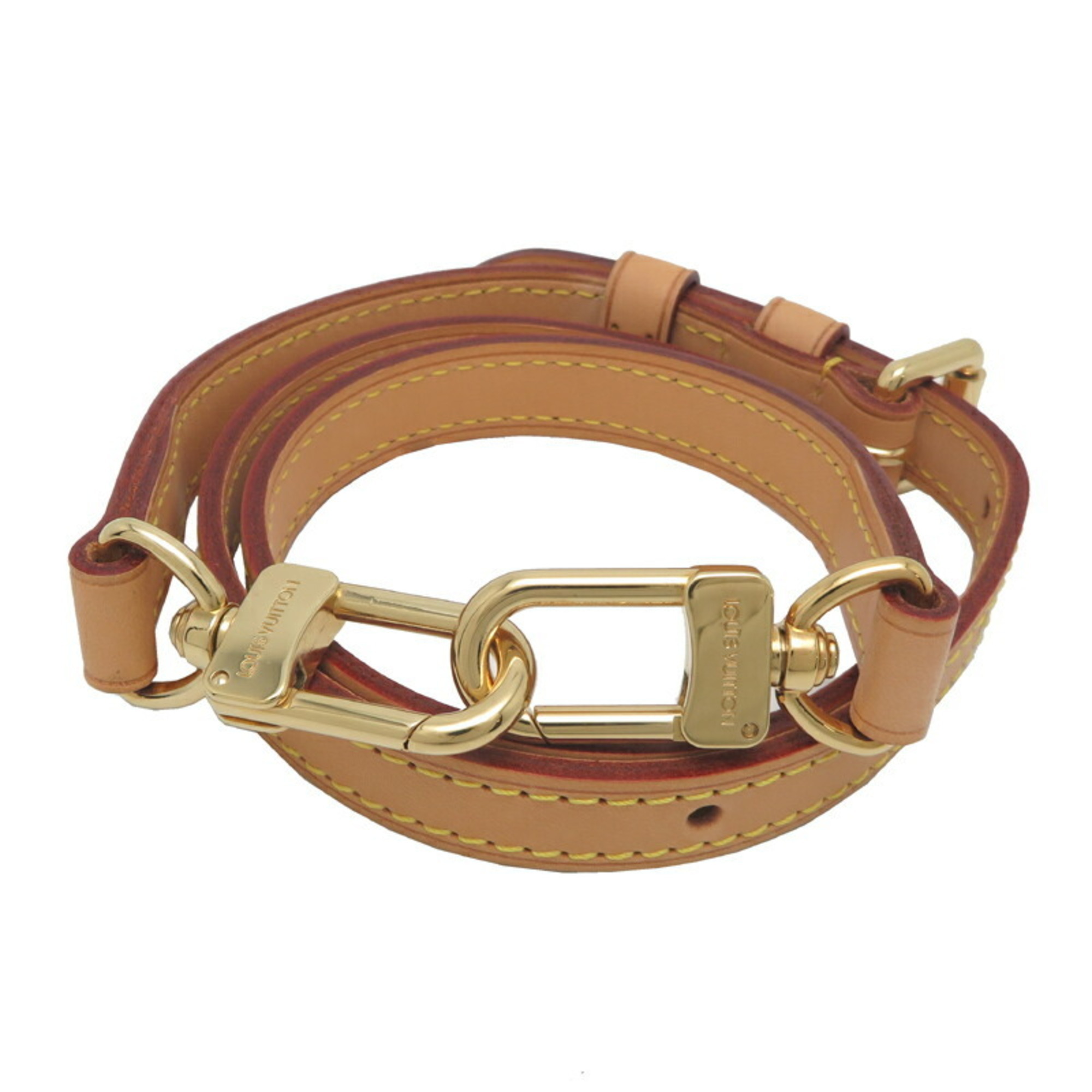 Louis Vuitton Women's And Men's Strap, Natural Leather, Beige